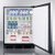 Summit FF7BKBISSHH 23.63" W Black Stainless Steel Undercounter Refrigerator - 115 Volts