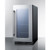 Summit CL181WBV 17.5" W Black Hinged Beverage Center - 115 Volts 1-Ph