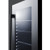 Summit CL181WBV 17.5" W Black Hinged Beverage Center - 115 Volts 1-Ph