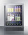 Summit SCR2466B 23.5" W Black Beverage Merchandiser - 115 Volts