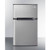 Summit CP34BSSADA 19" W Black Solid Door Compact Refrigerator-Freezer - 115 Volts