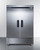 Summit SCRR492 27.5" W All Stainless Steel Solid Door Refrigerator - 115 Volts 1-Ph