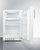 Summit ALRF48 19.75" W White Undercounter Refrigerator-Freezer