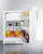 Summit ALRF48 19.75" W White Undercounter Refrigerator-Freezer