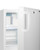 Summit ALRF48 19.75" W White Undercounter Refrigerator-Freezer