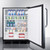 Summit SPR7BOSSTADA 24" W Stainless Steel Outdoor Weatherproof Refrigerator - 115 Volts