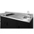 Summit CK72ADASINKR 71.75" W x 23.75" D x 34" H Stainless Steel and Black Finish All-in-One Combo Kitchen - 115 Volts