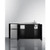 Summit CK72ADASINKR 71.75" W x 23.75" D x 34" H Stainless Steel and Black Finish All-in-One Combo Kitchen - 115 Volts