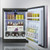 Summit AL55IF 23.5" W Black Solid All-Refrigerator - 115 Volts 1-Ph