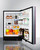 Summit ALR47BIF 19.75" W Black Solid Undercounter All-Refrigerator - 115 Volts 1-Ph