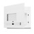 Summit MHOTR241W 1.4 Cu. Ft. White Exterior Light Duty Over-the-Range Microwave Oven - 115 Volts