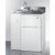 Summit C30ELGLASS 30" W x 23.75" D x 41" H White Exterior All-in-One Combo Kitchen - 115 Volts