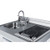 Summit C30ELGLASS 30" W x 23.75" D x 41" H White Exterior All-in-One Combo Kitchen - 115 Volts