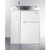 Summit C30ELGLASS 30" W x 23.75" D x 41" H White Exterior All-in-One Combo Kitchen - 115 Volts