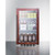 Summit SPR489OSPNR 19" W Black Hinged Beverage Center - 115 Volts 1-Ph