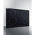 Summit SINC4B301B 30" W EuroKera Glass Surface Black Finish Four Burner Drop In Induction Cooktop - 240 Volts