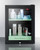 Summit LX114LG 13.75" W Black Hinged Beautified Cosmetics Refrigerator - 115 Volts 1-Ph