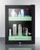 Summit LX114LG 13.75" W Black Hinged Beautified Cosmetics Refrigerator - 115 Volts 1-Ph