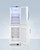 Summit ARG3PV-ADA305AFSTACK 19.75" W White Undercounter Refrigerator-Freezer