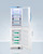 Summit ARG3PV-ADA305AFSTACK 19.75" W White Undercounter Refrigerator-Freezer