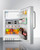 Summit ALRF48CSS 19.88" W Stainless Steel Undercounter Refrigerator-Freezer