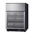 Summit SCR615TD 23.63" W Black Stainless Steel Undercounter All-Refrigerator - 115 Volts