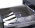 Summit SCR615TD 23.63" W Black Stainless Steel Undercounter All-Refrigerator - 115 Volts