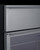 Summit SCR615TD 23.63" W Black Stainless Steel Undercounter All-Refrigerator - 115 Volts