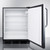 Summit FF7BKBISSTB 23.63" W Black Stainless Steel Undercounter Refrigerator - 115 Volts