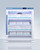 Summit ARG61PVBIADA 23" W White Accucold Pharma-Vac Medical Undercounter Refrigerator - 115 Volts
