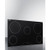 Summit CR5B36T9B Black Ceramic Finish Five Burner Built-in Electric Radiant Cooktop - 240 Volts