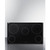 Summit CR5B36T9B Black Ceramic Finish Five Burner Built-in Electric Radiant Cooktop - 240 Volts