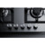 Summit GCJ536SS Stainless Steel Surface Cast Iron Grates Five Burners LP Cooktop - 40,700 BTU