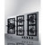 Summit GCJ536SS Stainless Steel Surface Cast Iron Grates Five Burners LP Cooktop - 40,700 BTU