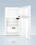 Summit AGP34RFADA 19" W White Accucold General Purpose Healthcare Refrigerator-Freezer - 115 Volts