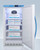 Summit ARS32PVBIADADL2B 19.75" W White Accucold Pharma-Vac Medical Undercounter Refrigerator - 115 Volts
