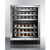 Summit SWC530BLBISTCSSADA 23.63" W Stainless Steel Single Section Glass Door Wine Cellar - 115 Volts