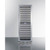 Summit SWCP2163 23.5" W Black Stainless Steel Single Section Glass Door Dual Zone Wine Cellar - 115 Volts