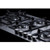Summit GCJ536SSLP Stainless Steel Surface Cast Iron Grates Five Burners LP Gas Built-in Cooktop - 40,700 BTU