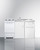 Summit ACK60GASW 58.63" W x 23.63" D x 42" H White Exterior All-in-One Combo Kitchen - 36,000 BTU