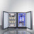 Summit FFRF36IFADA 35.5" W Black Stainless Steel Refrigerator-Freezer