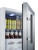 Summit SCR215L 17" W White Hinged Compact Beverage Refrigerator - 115 Volts 1-Ph