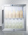 Summit SCR215L 17" W White Hinged Compact Beverage Refrigerator - 115 Volts 1-Ph