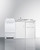 Summit ACK60COILW 58.63" W x 23.5" D x 42" H White Exterior All-in-One Combo Kitchen - 115 Volts