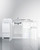Summit ACK60COILW 58.63" W x 23.5" D x 42" H White Exterior All-in-One Combo Kitchen - 115 Volts