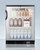Summit SCR600BGLNZ 23.63" W Black Undercounter Accucold Nutrition Center Refrigerator - 115 Volts