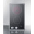 Summit CR2B22ST Black Eurokera Two Burner Electric Radiant Cooktop - 230 Volts