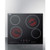 Summit CR4B23T5B Black Schott Ceramic Glass Top Four Burner Electric Radiant Cooktop - 220 Volts