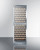 Summit SWC1875B 23.63" W Black Dual Section Glass Door Deluxe Dual Zone Wine Cellar - 115 Volts