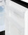 Summit ALRF49B 19.75" W Black Undercounter Refrigerator-Freezer